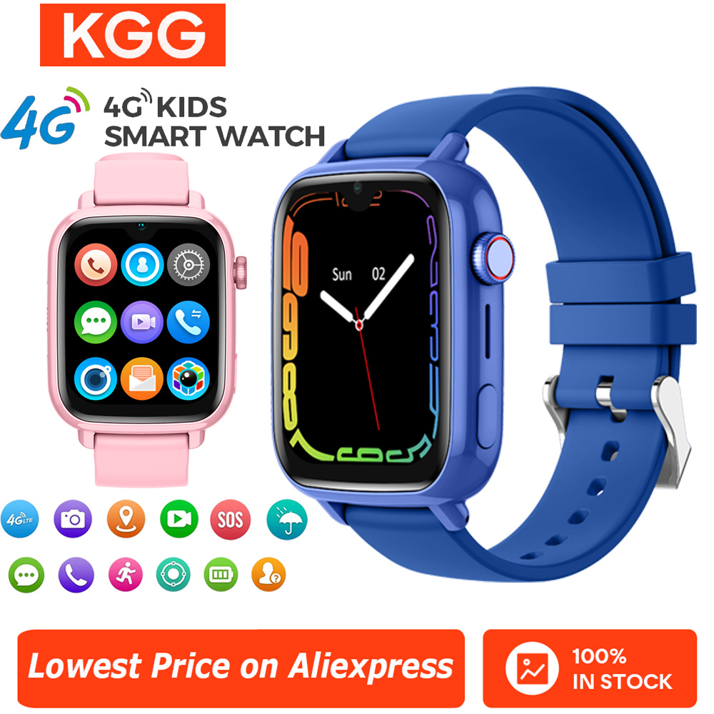 Smartwatch Watches For Kids With Gps - 4G montre intelligente enfants téléphone montre