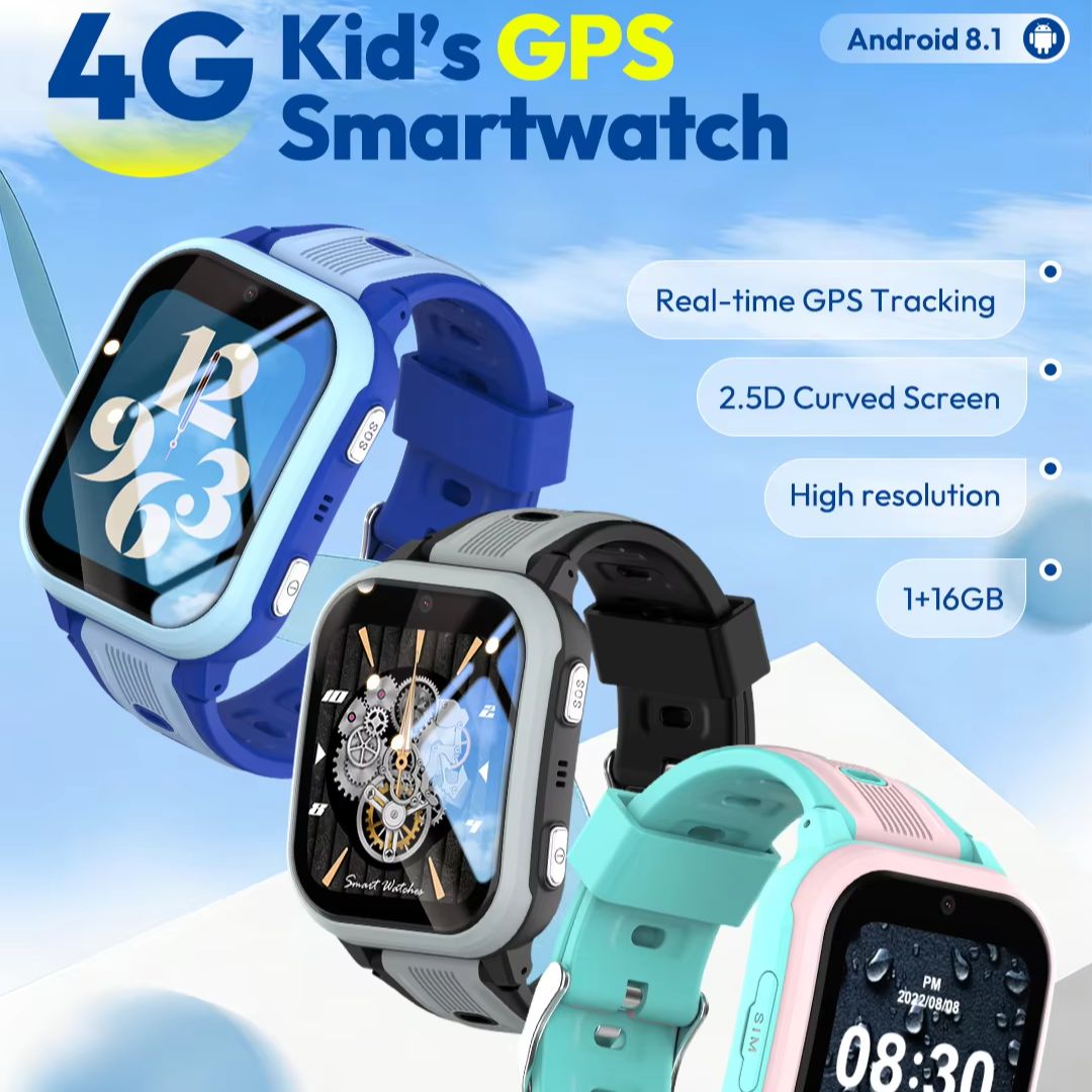 Smartwatch Watches For Kids With Gps - Montre connectée pour enfants Wonlex 4G