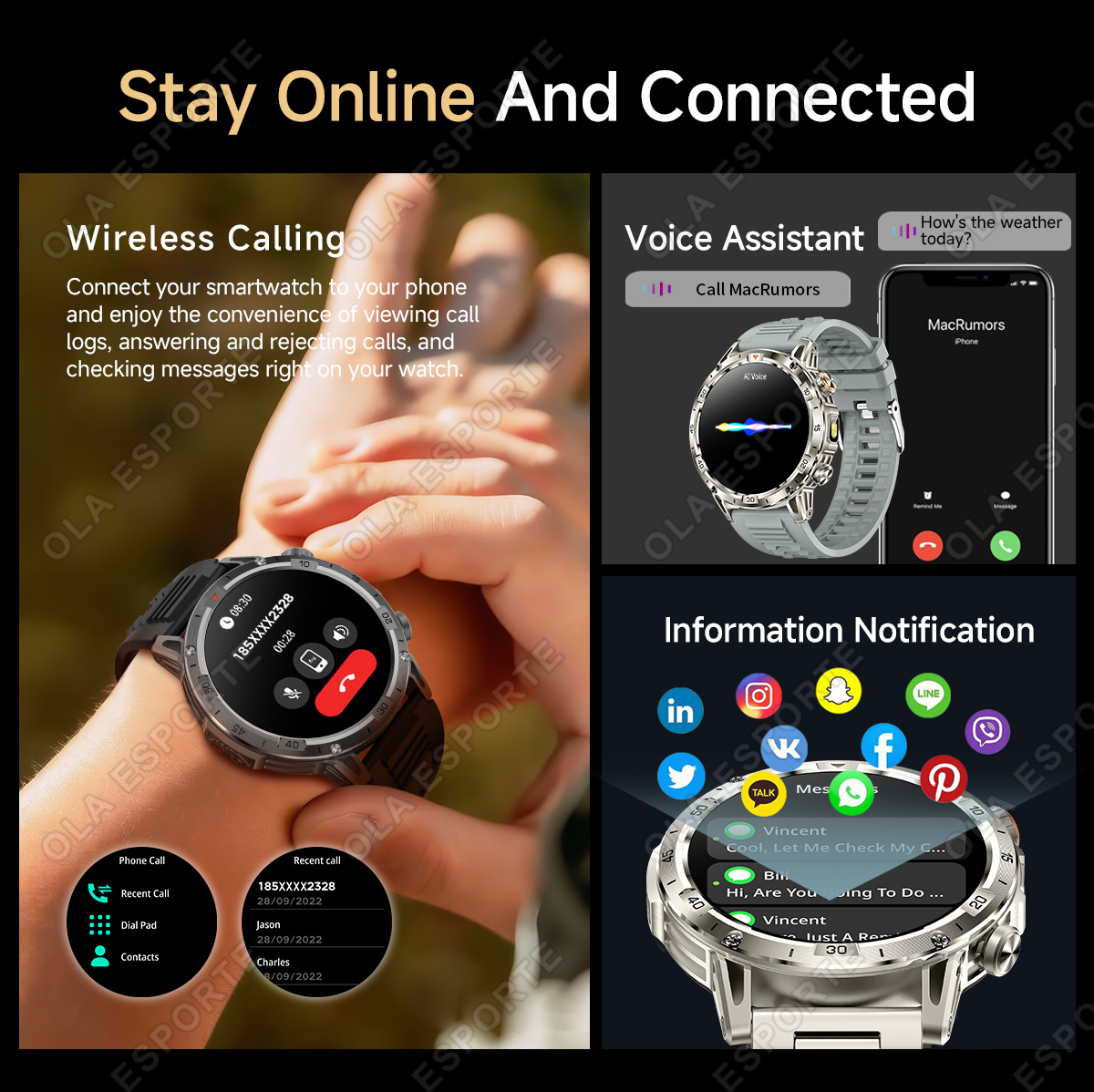 Nouvelle montre intelligente G - Altimeter Compass Watch avis et prix